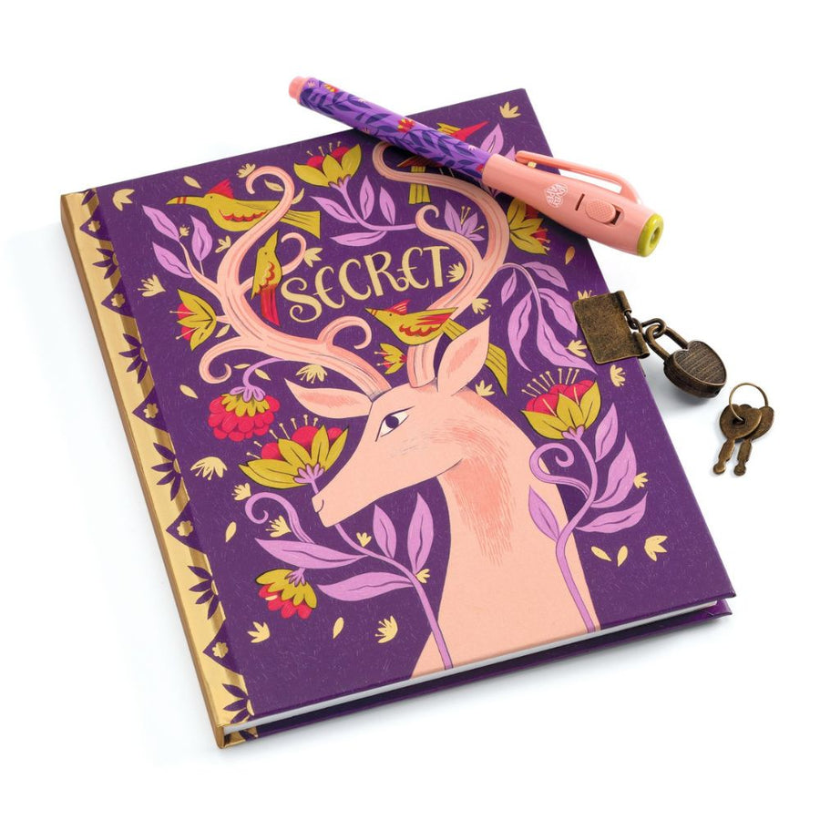 Djeco Lovely Paper - Melissa Secret Notebook with Magic Pen