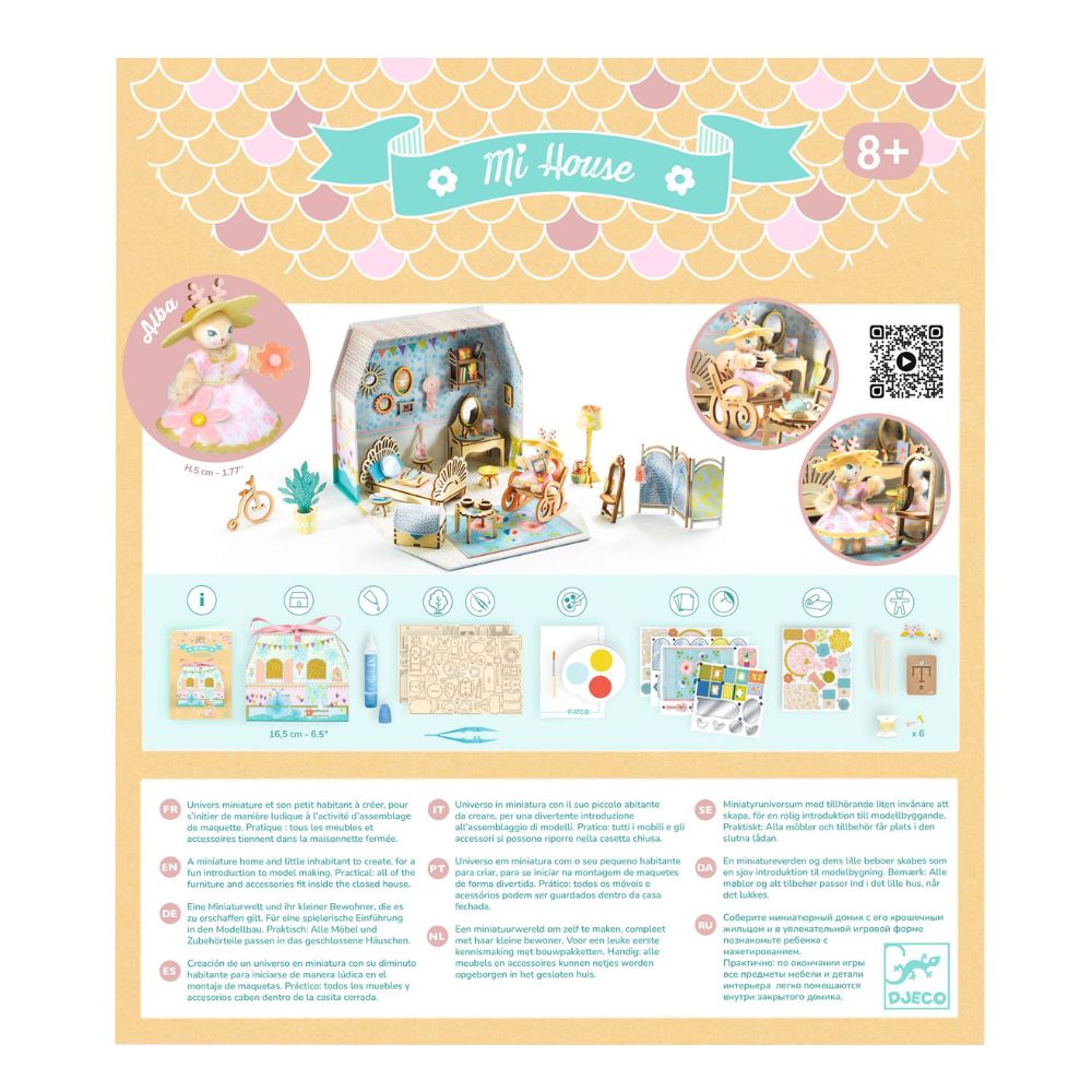Djeco Mi House Alba - Model Making Kit for Girls DJ08030