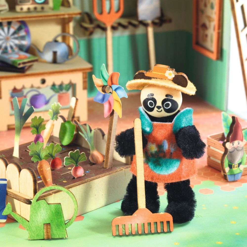 Djeco Mi House - Olive, Make Your Own Mini House with Figurines 1000 x 1000