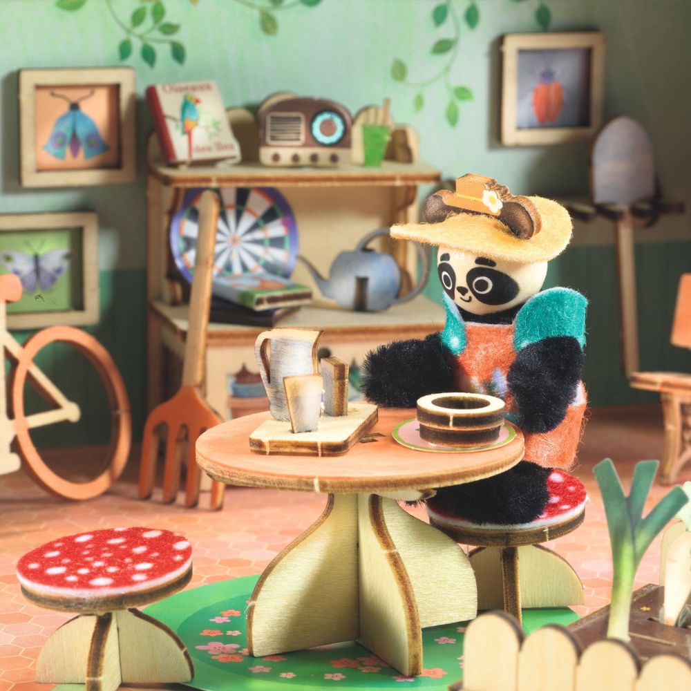 Djeco Mi House - Olive, Make Your Own Mini House with Figurines 1000 x 1000