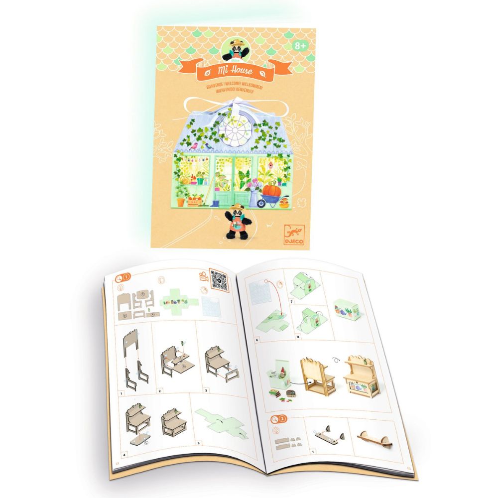 Djeco Mi House - Olive, Make Your Own Mini House with Figurines 1000 x 1000