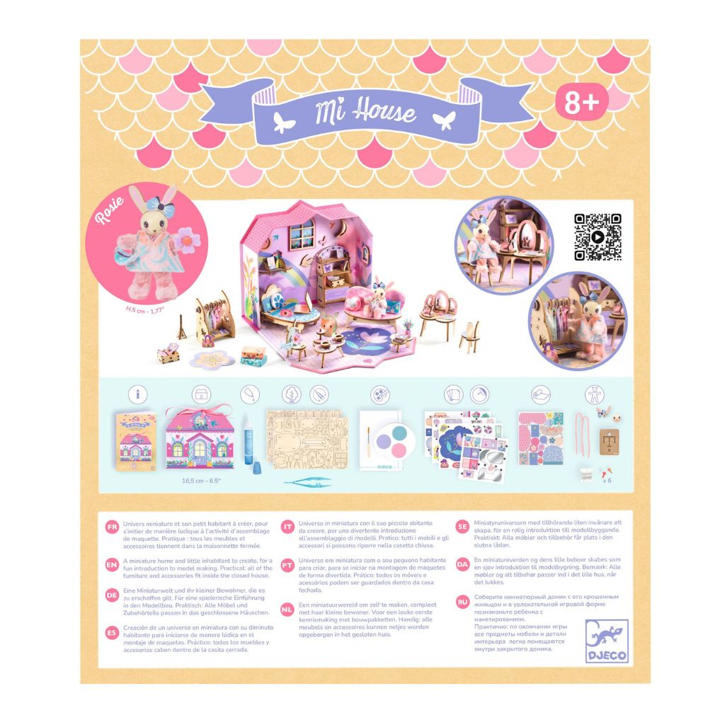 Djeco Mi House - Rosie, Craft Gifts For Girls