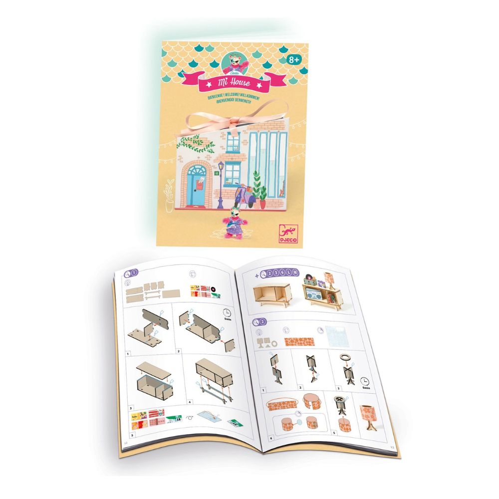 Djeco Mi House Stella - KidsModel Making Kits for Girls DJ08031