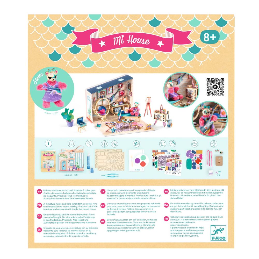 Djeco Mi House Stella - KidsModel Making Kits for Girls DJ08031