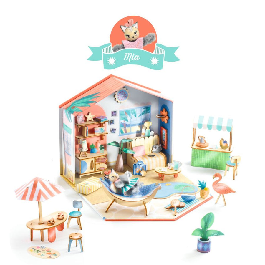 Djeco Mi House - Mia - Gifts for 9 Year Old Girls DJ08034