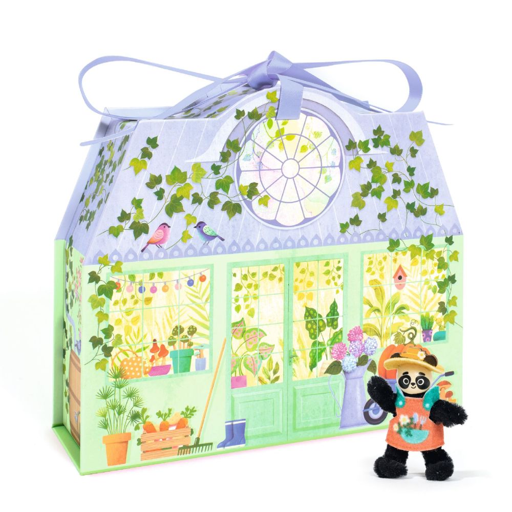 Djeco Mi House - Olive, Make Your Own Mini House with Figurines DJ08032