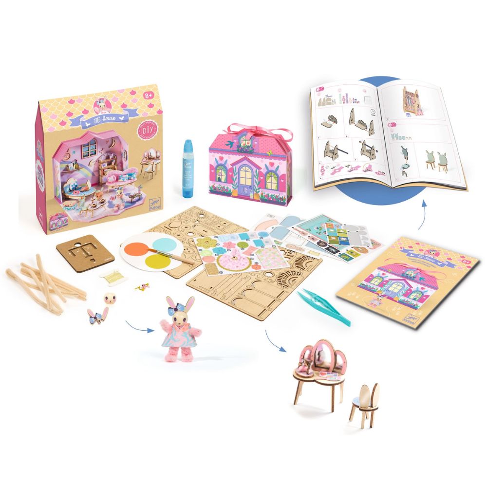Djeco Mi House - Olive, Craft Gifts for 10 Year Old Girl DJ08033