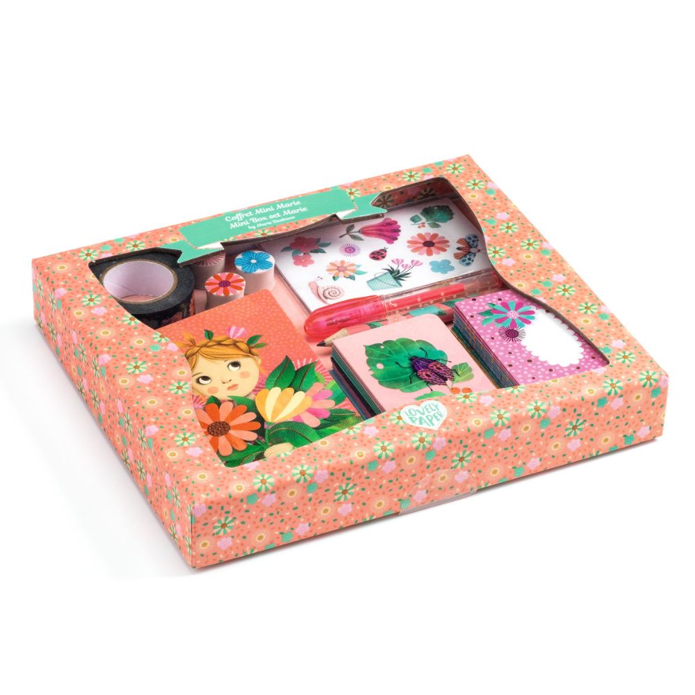 Djeco Lovely Paper - Mini Marie Box - Kids Writing Set DD03677