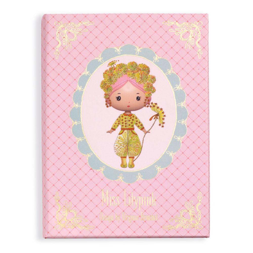 Djeco Tinyly - Miss Lilypink - Removable Stickers DJ06980