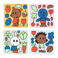 Djeco Modelling Clay Pictures - Naughty Garden Friends DJ00959