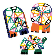 Djeco Mosaic Stickers Craft Set - African Animals