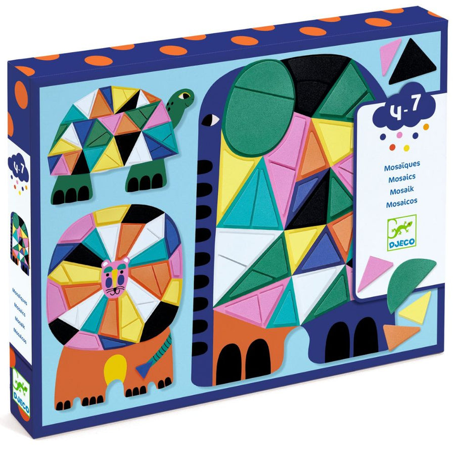 Djeco Mosaic Stickers Craft Set - African Animals