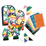 Djeco Mosaic Stickers Craft Set - African Animals