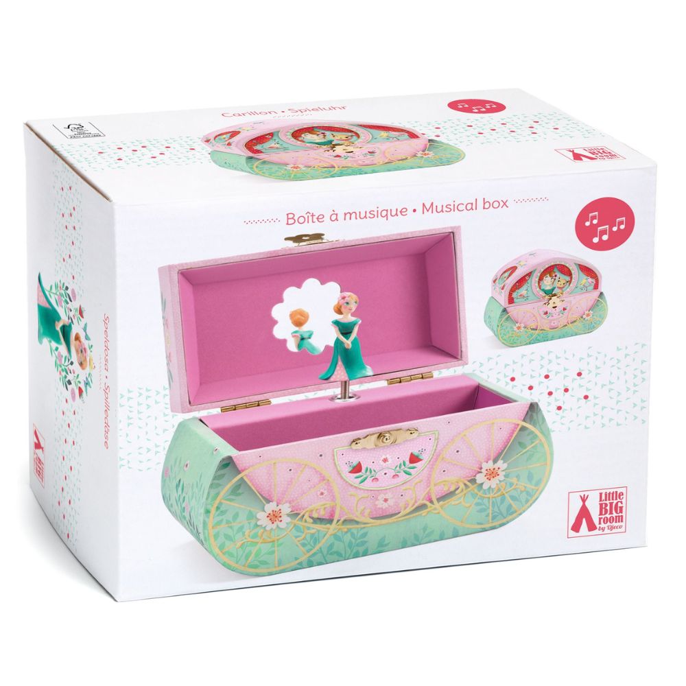 Djeco Wooden Musical Box - Carriage Ride DJ06604