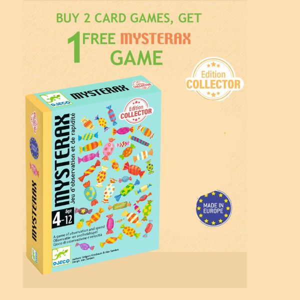 Djeco Mysterax Collectors Edition - An Observation Card Game For Kids