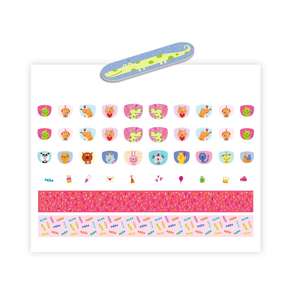 Djeco Nail Stickers - Happy Birthday!