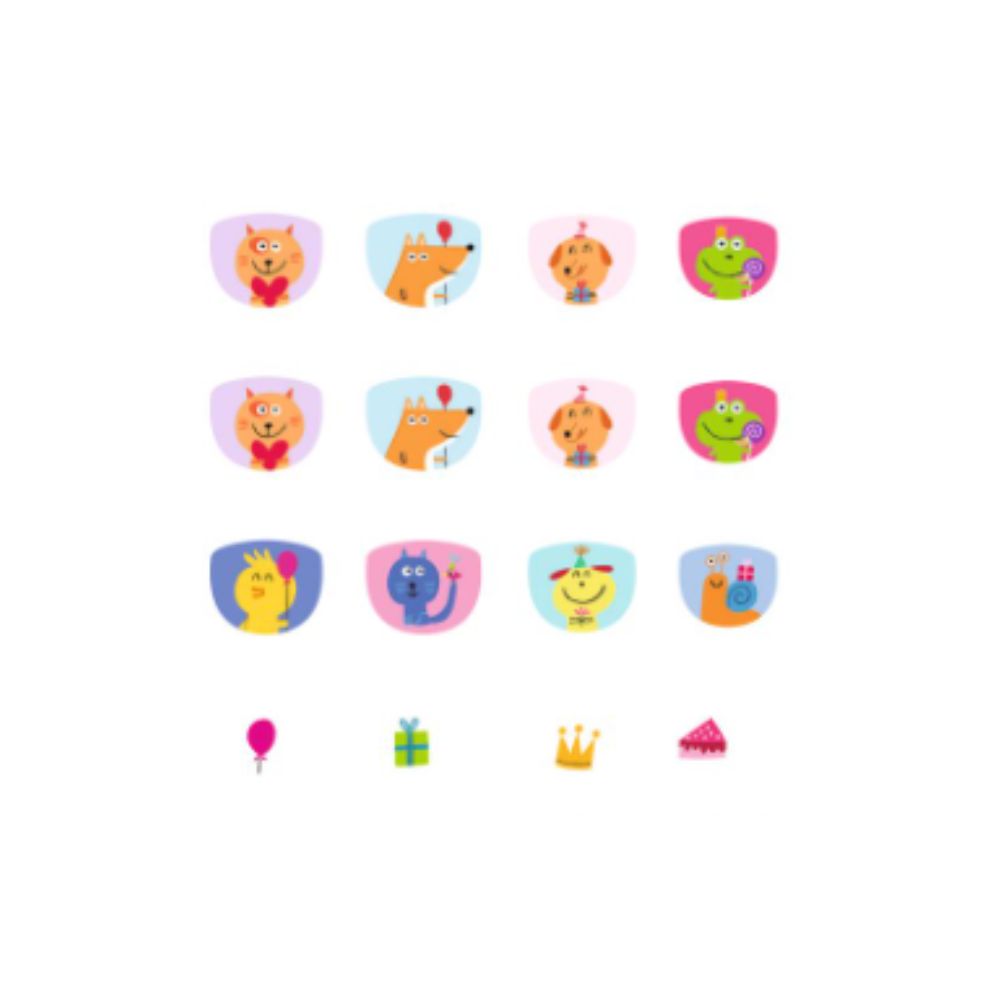 Djeco Nail Stickers - Happy Birthday!