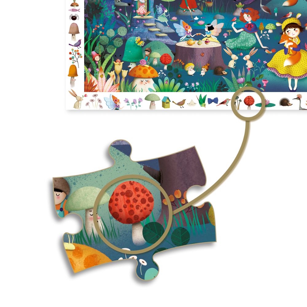 Djeco Observation Puzzle Enchanted Forest DJ07504