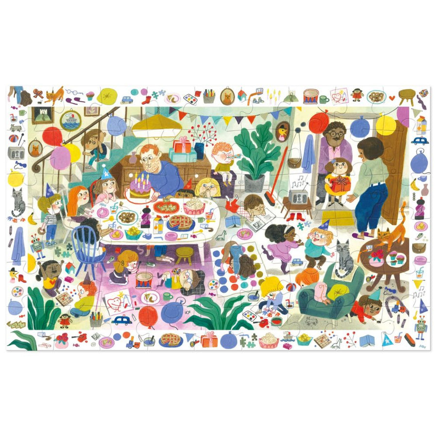 Djeco Observation Puzzle - The Birthday Party
