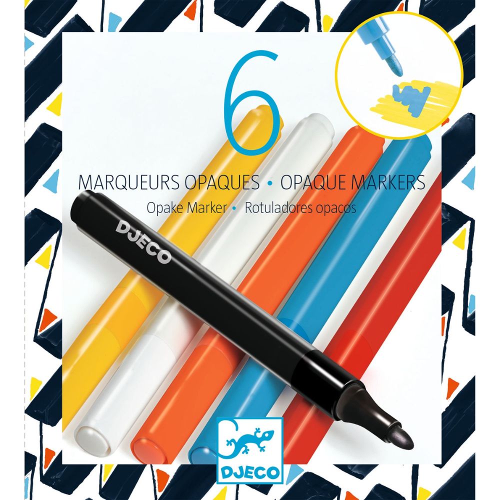 Djeco Opaque Marker Pens for Street Art DJ09123