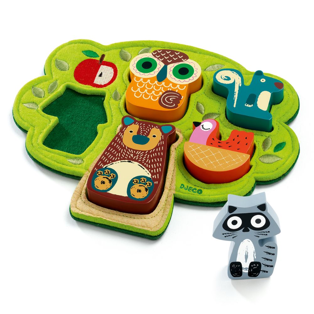 Djeco Wooden Puzzle Oski Treehouse DJ01039