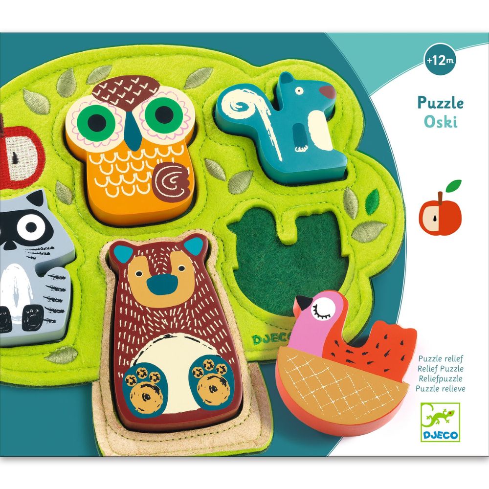 Djeco Wooden Puzzle Oski Treehouse DJ01039