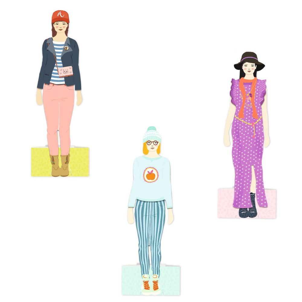 Djeco Paper Dolls: One Big Dressing Room