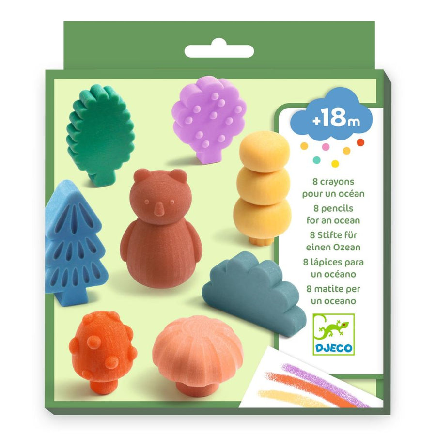 Djeco Pencils - 8 Pencils For A Big Forest DJ09054