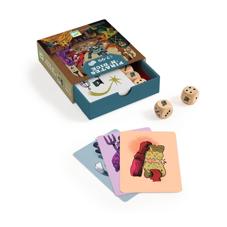 Djeco Dice Games - Pirates 'n' Dice Family Game DJ00830