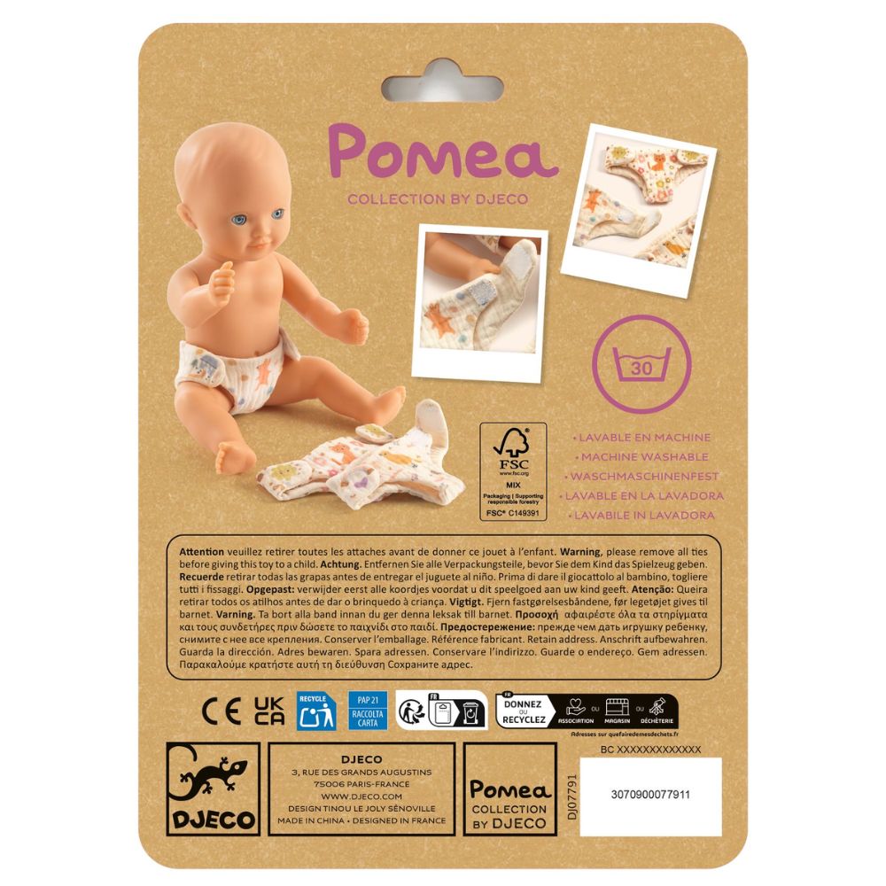 Djeco Pomea Set Of 3 Nappies DJ07791