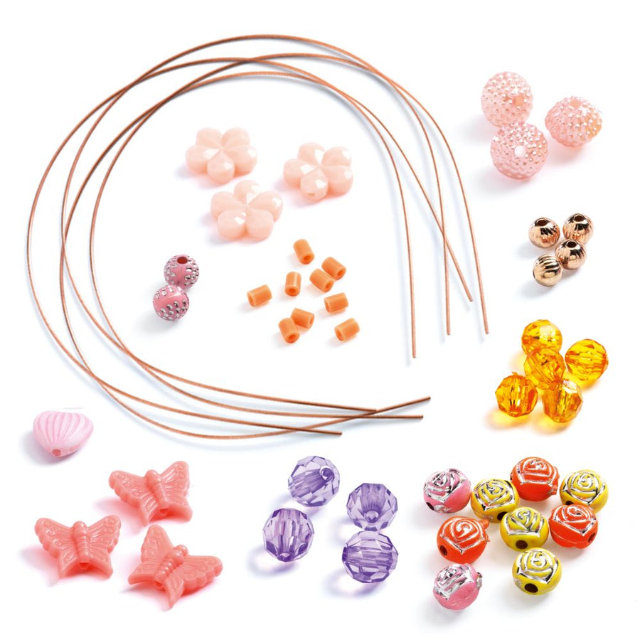 Djeco Headbands and Threading Tray - Precious