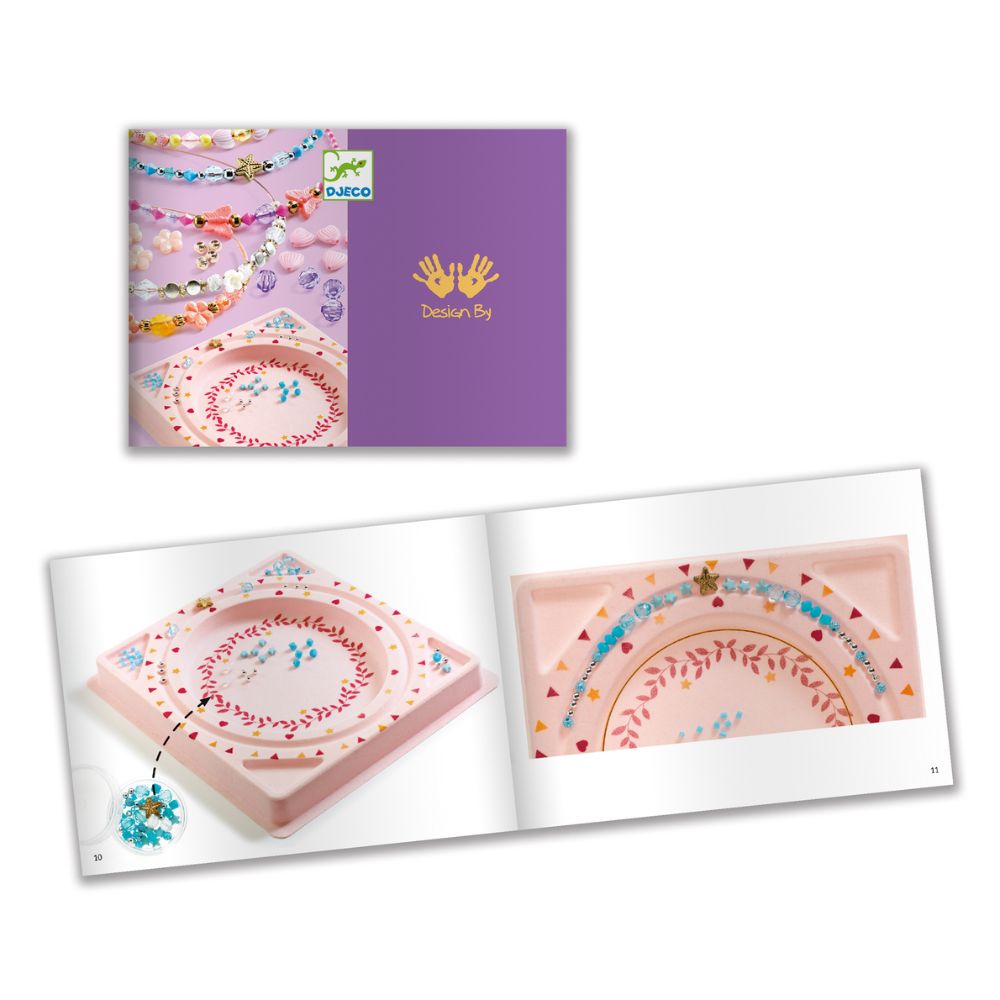 Djeco Headbands and Threading Tray - Precious