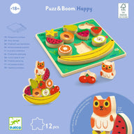 Djeco Puzz & Boom Happy Wooden Puzzle