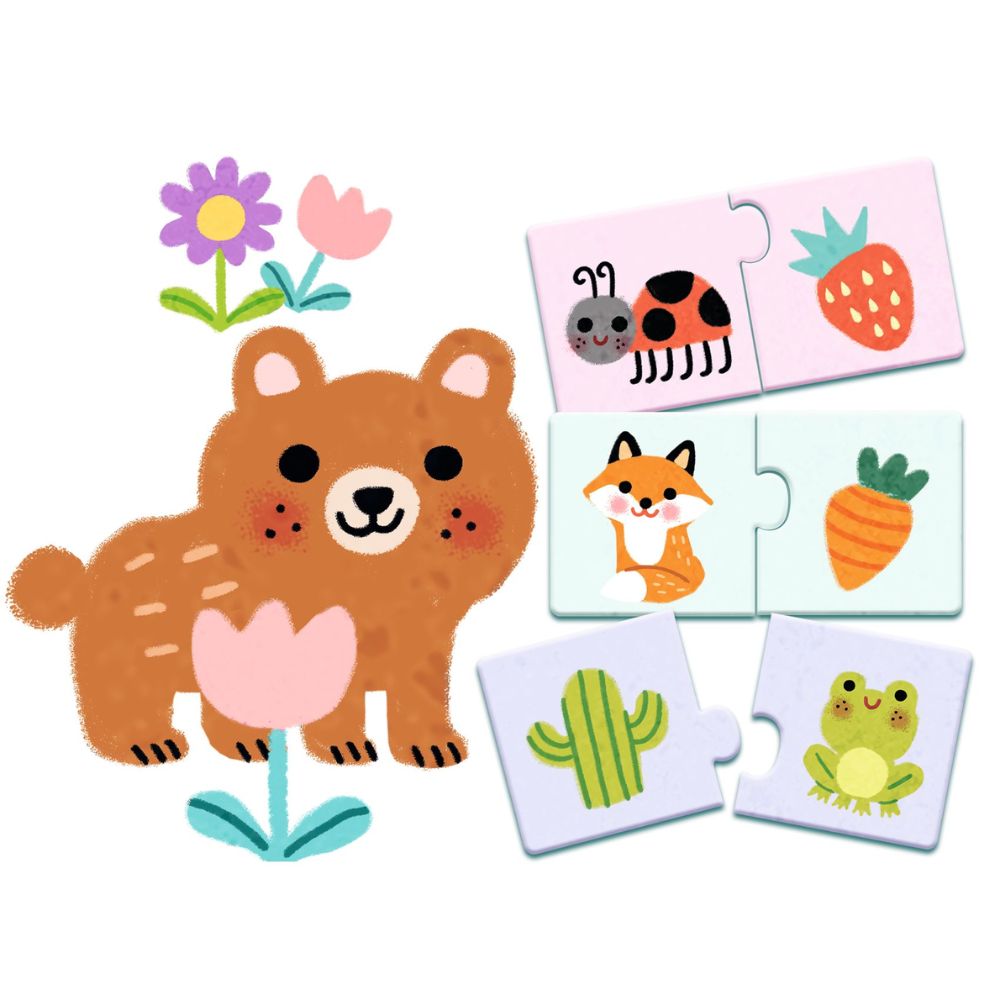 Djeco Puzzle Duo - Colours