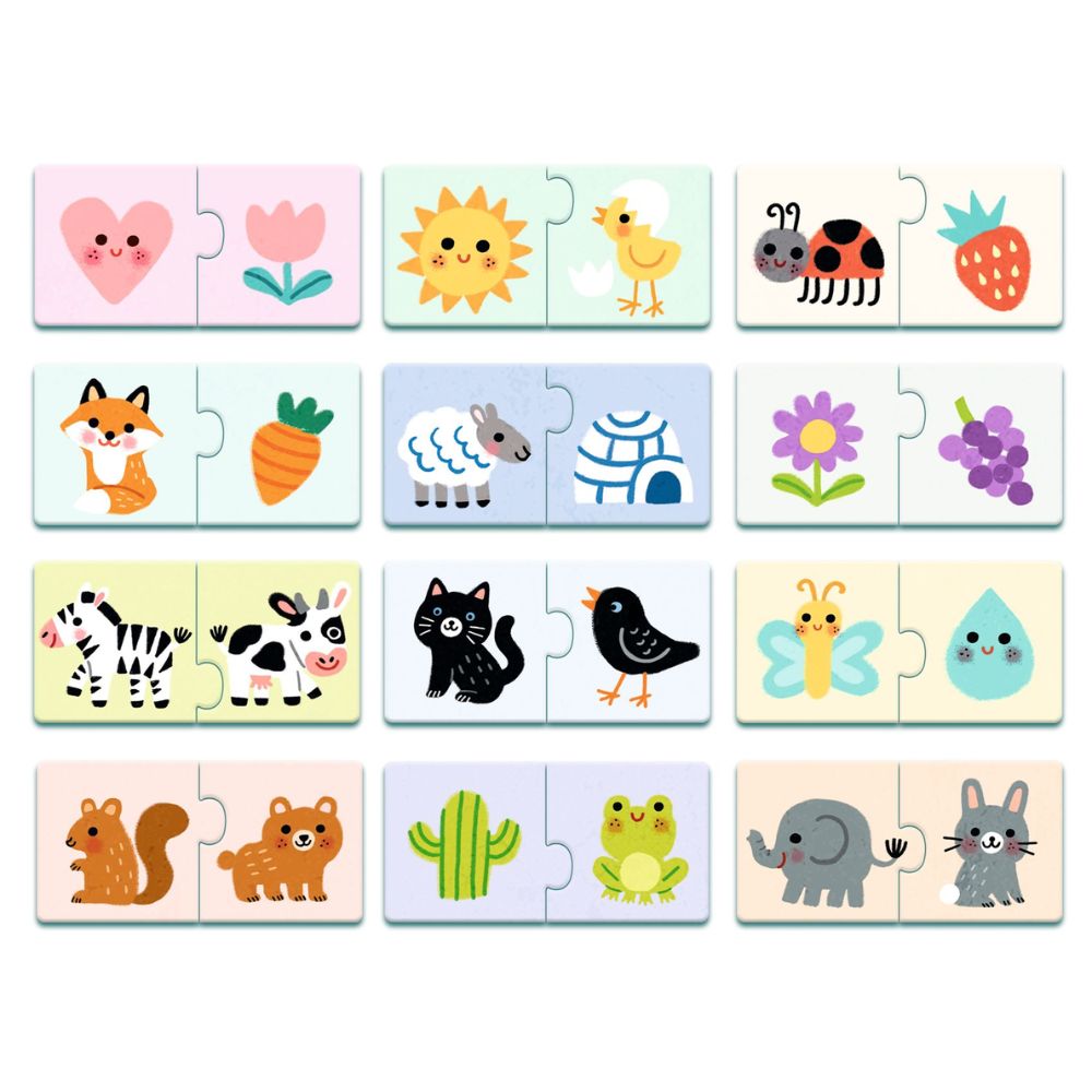 Djeco Puzzle Duo - Colours