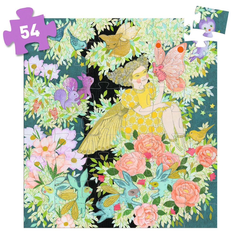 Djeco Puzzle - Flora's Tree (54 Piece)