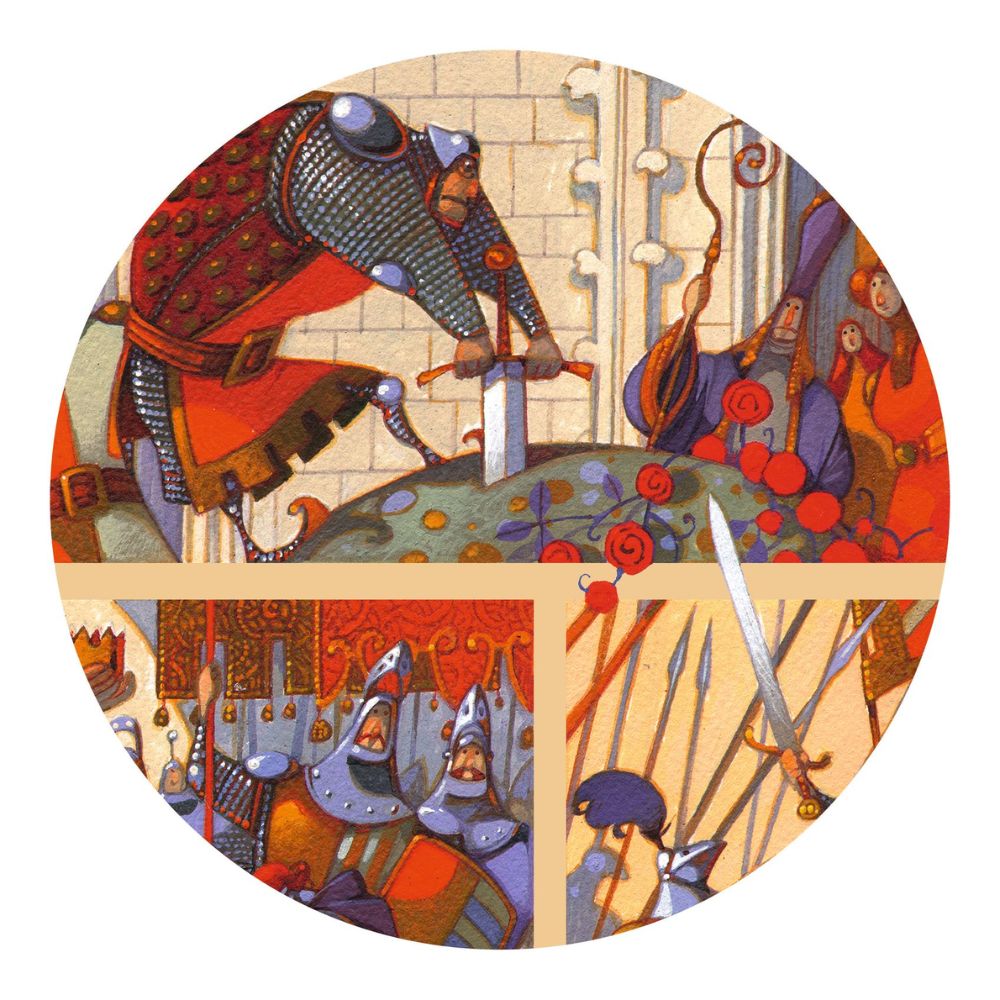 Djeco Puzzles - The King Arthur Story Puzzle DJ07054