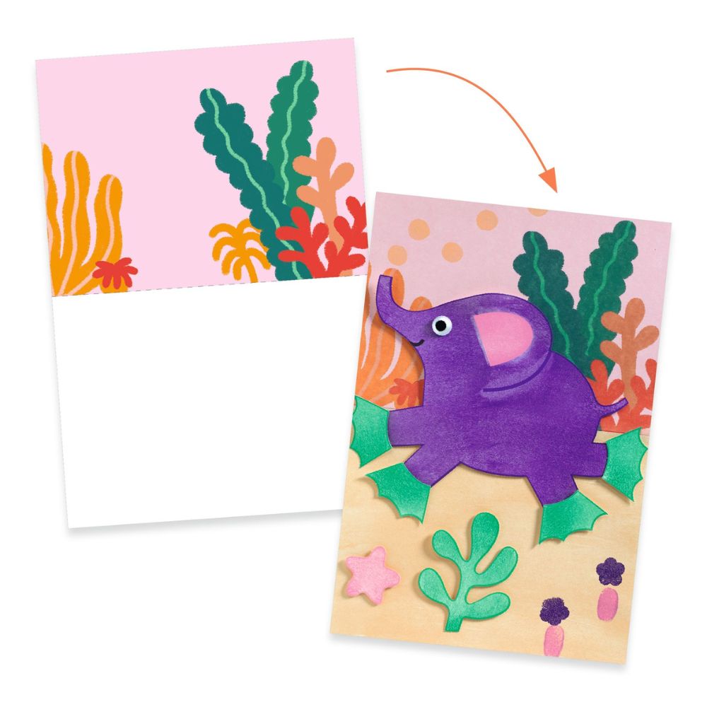 Djeco Sponge Painting - Extraordinary Holidays DJ00069
