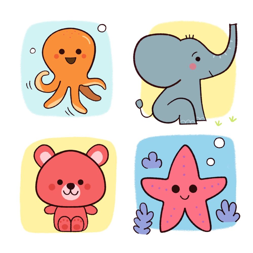 Djeco Step By Step Babies &amp; Co - Learn To Draw Baby Animals DJ08246
