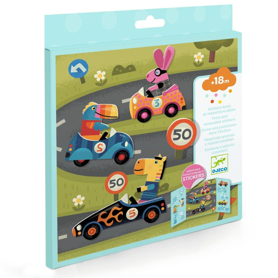Djeco Stickers for Little Ones - Cars