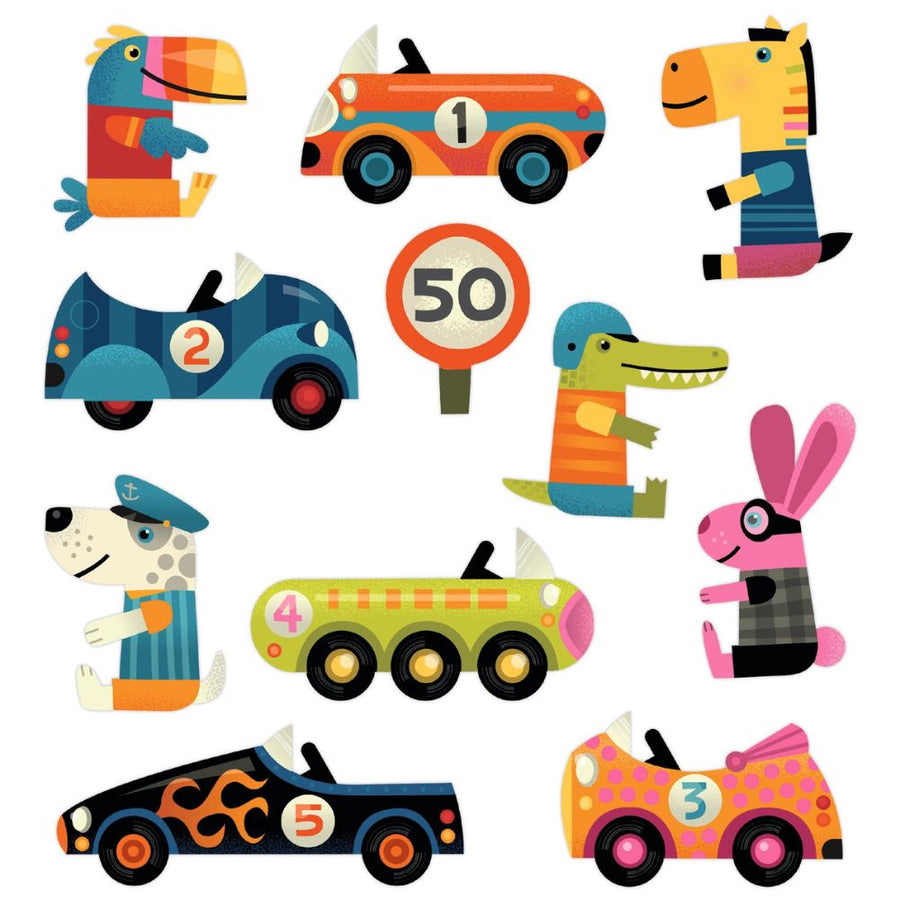 Djeco Stickers for Little Ones - Cars