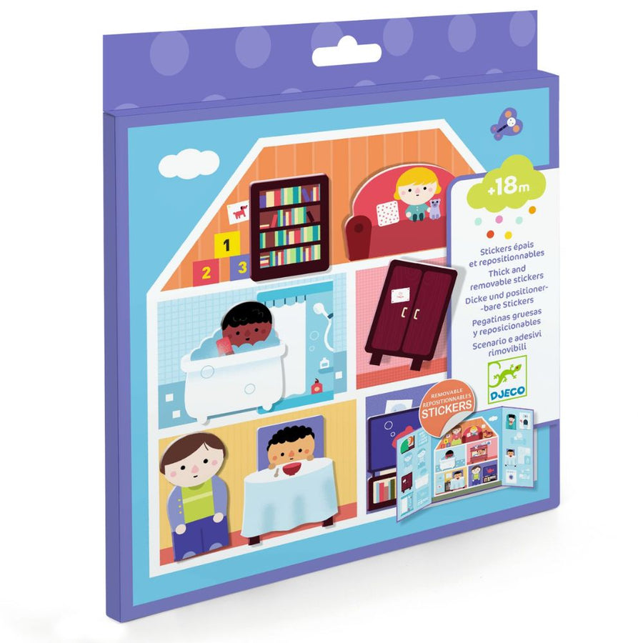 Djeco Stickers for Little Ones - House