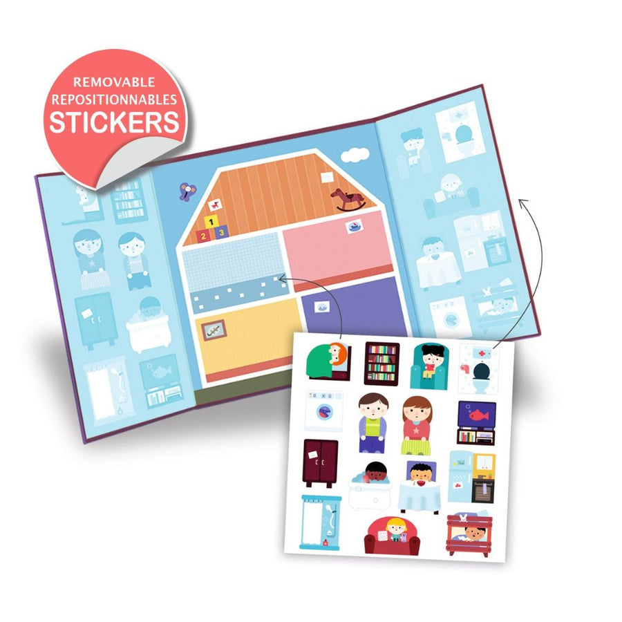 Djeco Stickers for Little Ones - House