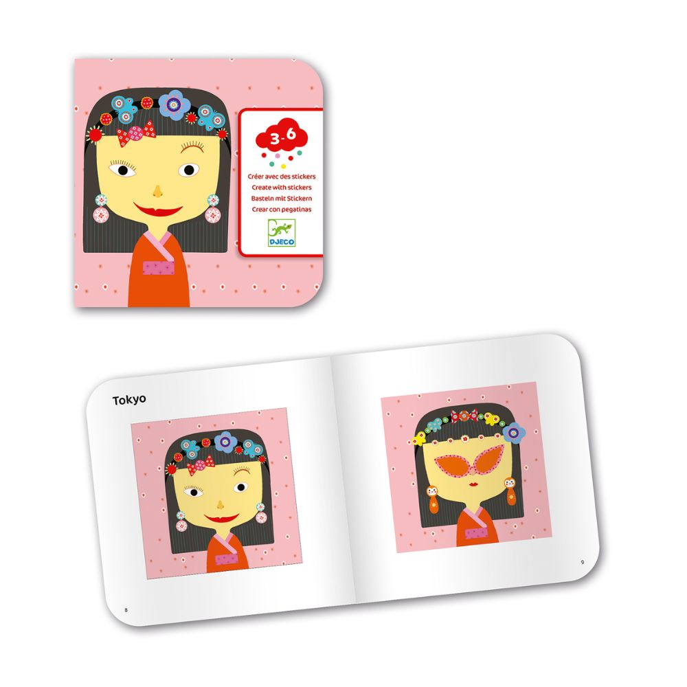 Djeco Stickers All Different sticker pack&nbsp;DJ08934