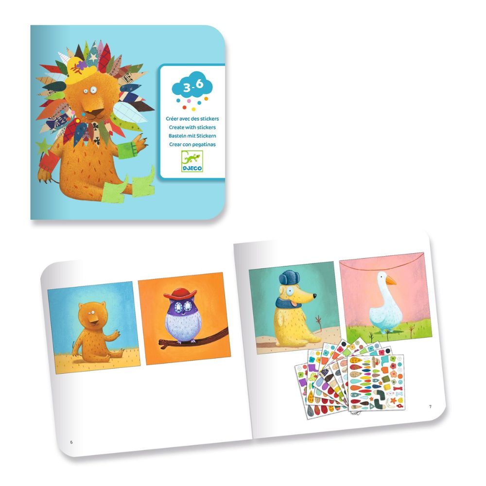 Djeco Create With Stickers