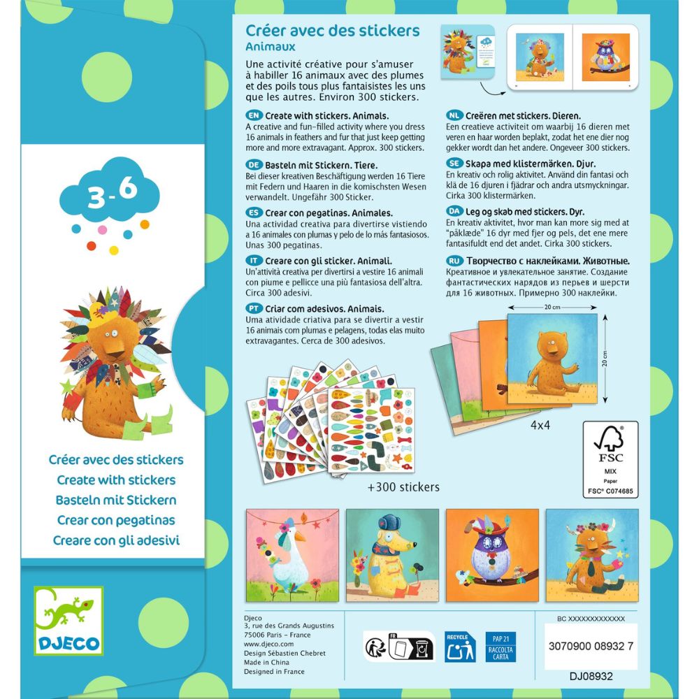 Djeco Create With Stickers