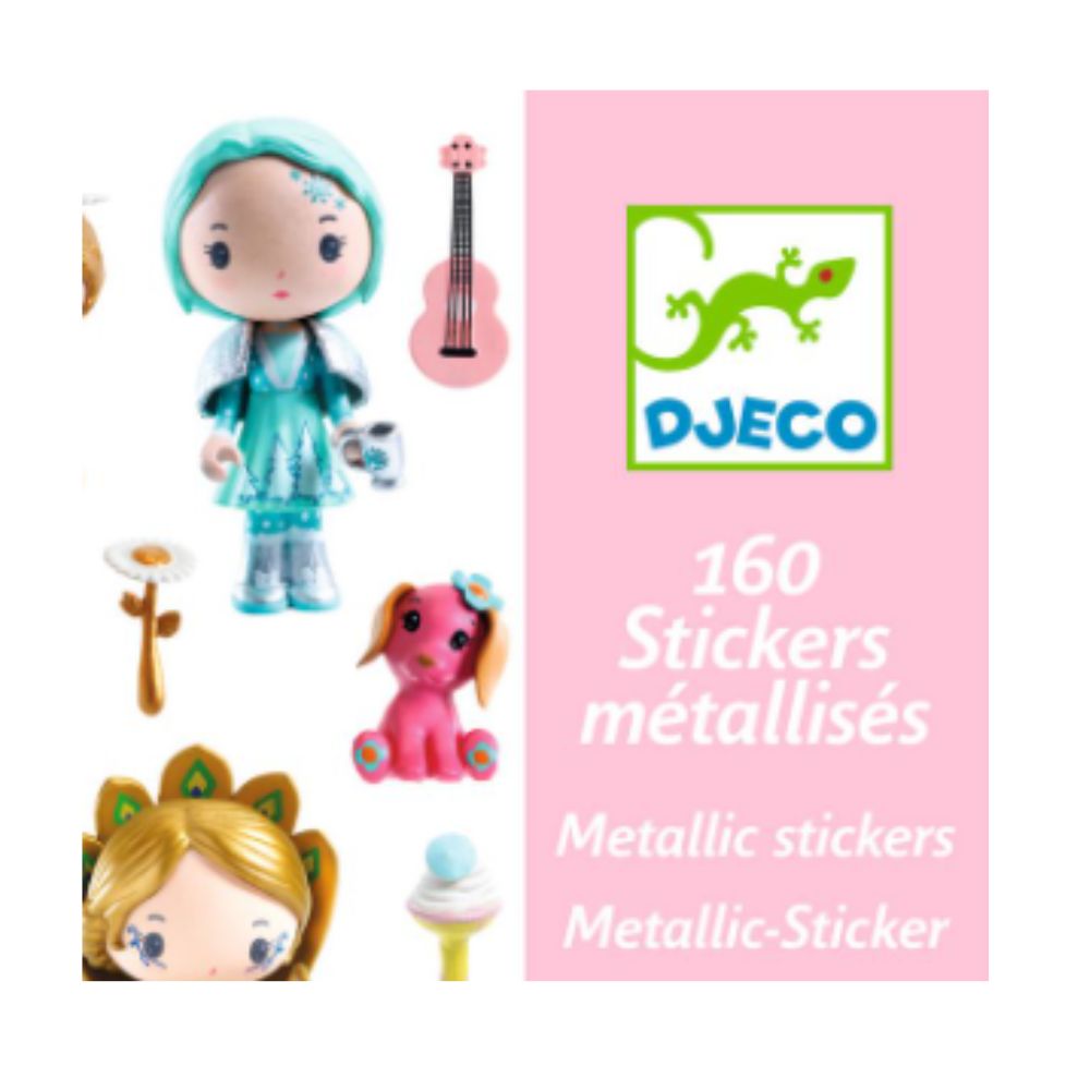 Djeco Stickers - The Little World of Tinyly, 160 Stickers