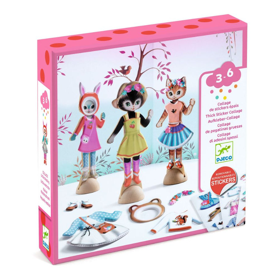 Djeco Little Wardrobe - A Collage Activity for ages 3+