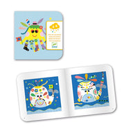 Djeco Create With Stickers - Sea Creatures