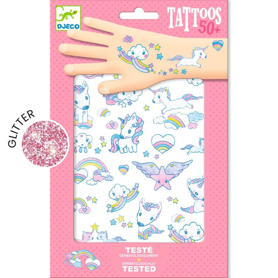 Djeco children's Tattoos Unicorns